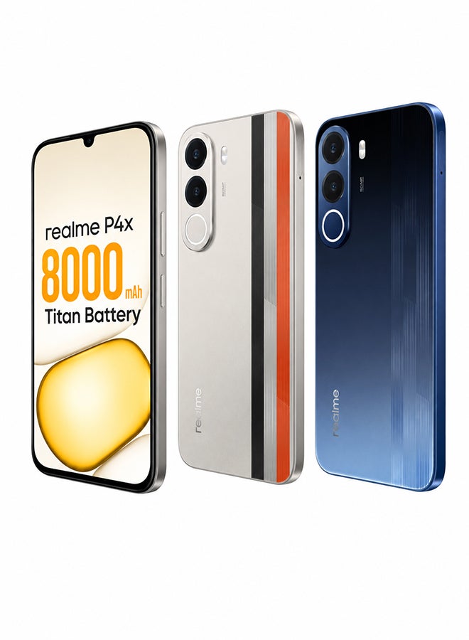 ريل مي P4x ثنائي الشريحة 4G رالي أبيض 6GB رام 128GB - النسخة الدولية - Image 2