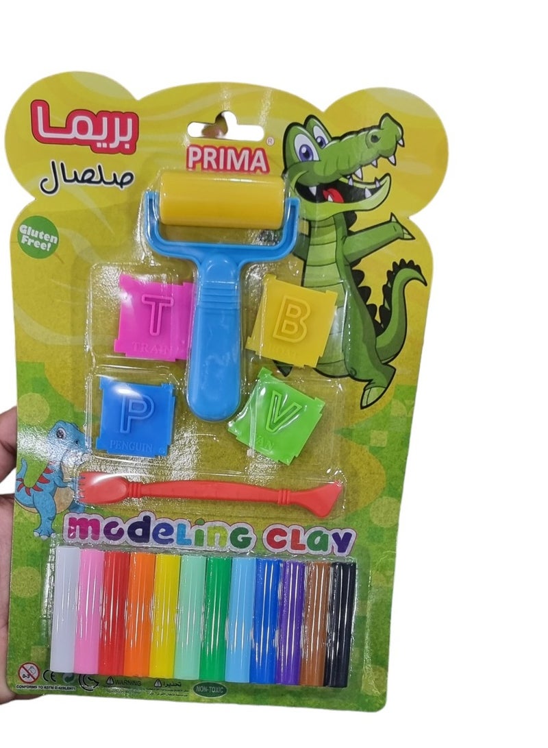 بريما مجموعة صلصال مع قوالب خالية من الغلوتين