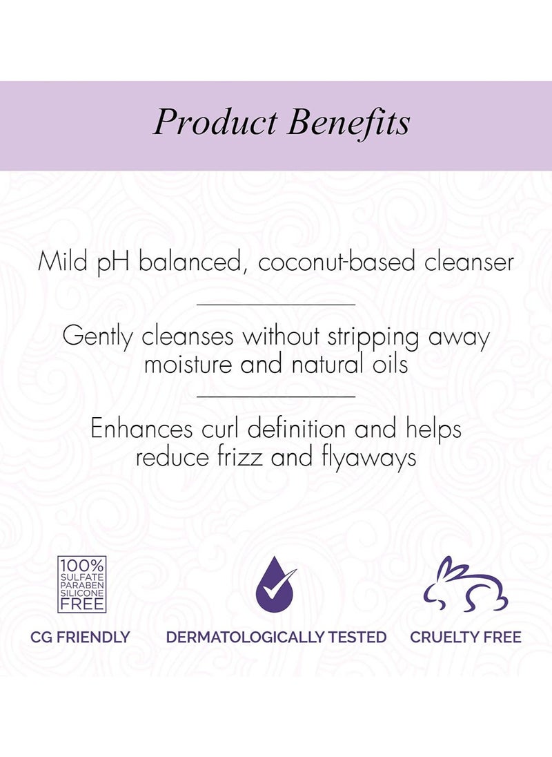 Curl Up Moisturising Curly Hair Shampoo for Dry Frizzy Wavy Curly Hair Sulphate Paraben Silicone Free 200ml  - Image 3