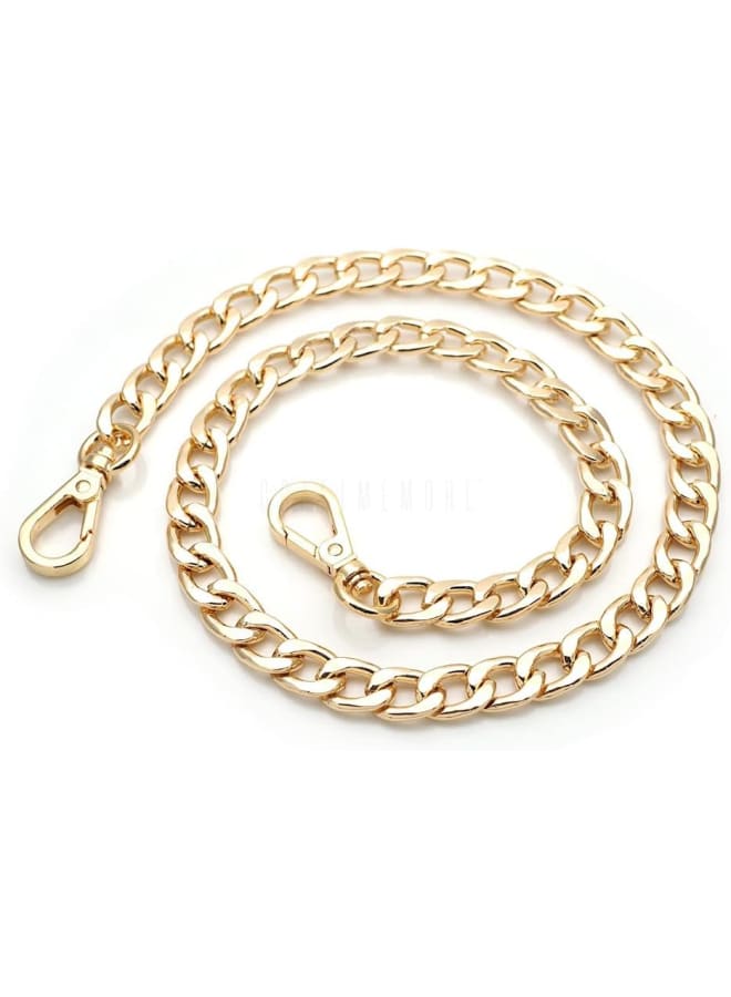23.6 Inches Purse Chain Strap, Aluminium Chain Handle, Shoulder Handbag Replacement Pochette Accessories CH083LM - Pick Color (Gold)  - Image 1