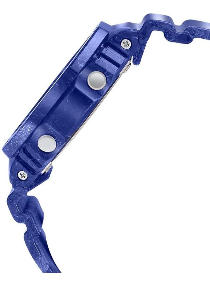 Casio G-Shock Watch - GA-2100BWP-2ADR White Dial, Blue Band - Image 3