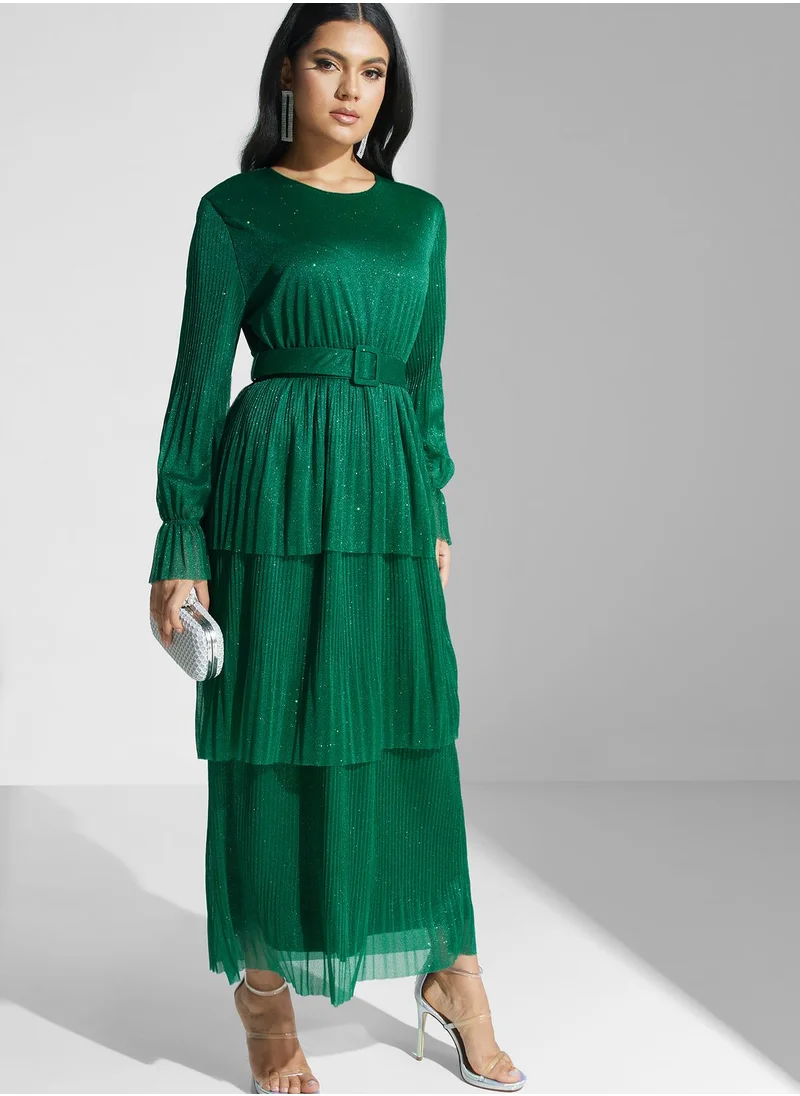 Khizana Layered A-Line Dress