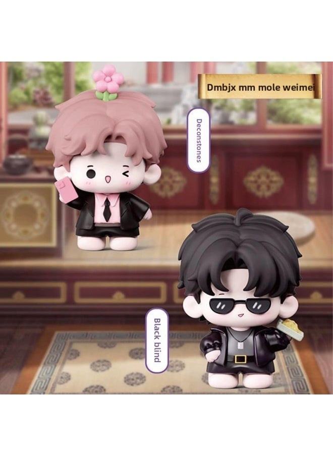 ماركة غير محددة Tomb Raiding Notes Doll Blind Box باليد المحيطة DMBJ × Maile Weimei 2024 Meng Play Series Beijing لون آخر: ثلاثة صناديق عمياء (غير متكررة)  - Image 5