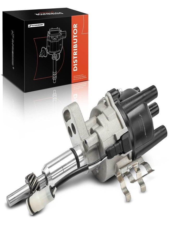 A-Premium Ignition Distributor with Module and Cap and Rotor Compatible with Toyota 4Runner 1984, Pickup 1982-1990, Celica 1982-1984, Corona 1982, 2.4L - Image 1