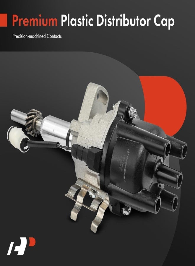 A-Premium Ignition Distributor with Module and Cap and Rotor Compatible with Toyota 4Runner 1984, Pickup 1982-1990, Celica 1982-1984, Corona 1982, 2.4L - Image 5