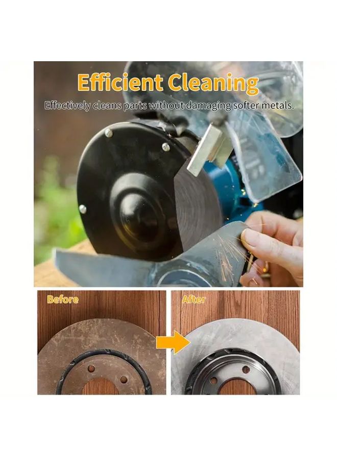 6 Inch Fine Crimped Wire Brush For Bench Grinder 1 2 And 5 8 Arbor Metal Material - Image 4