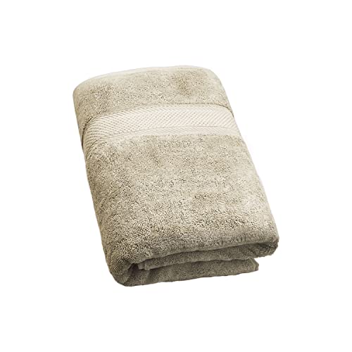 Sassoon Spur 550 GSM Bamboo Bath Towel – Beach Sand (Pack of 1) (70cmX140cm) - Image 1