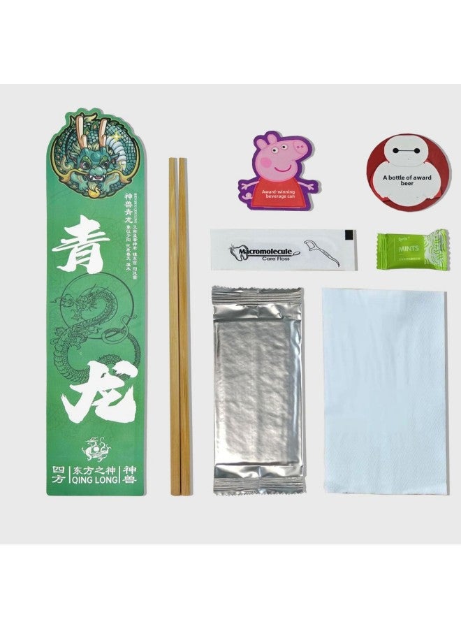 Fully Degradable Disposable Environmental Protection Special-shaped Tableware Bag Chopsticks Wipes Suit Disposable Chopsticks Special-shaped-Color:Four-color Printing, Full Color, No Version Fee-Specifications:Specifications And Sizes Can Be Customized At Will - Image 5