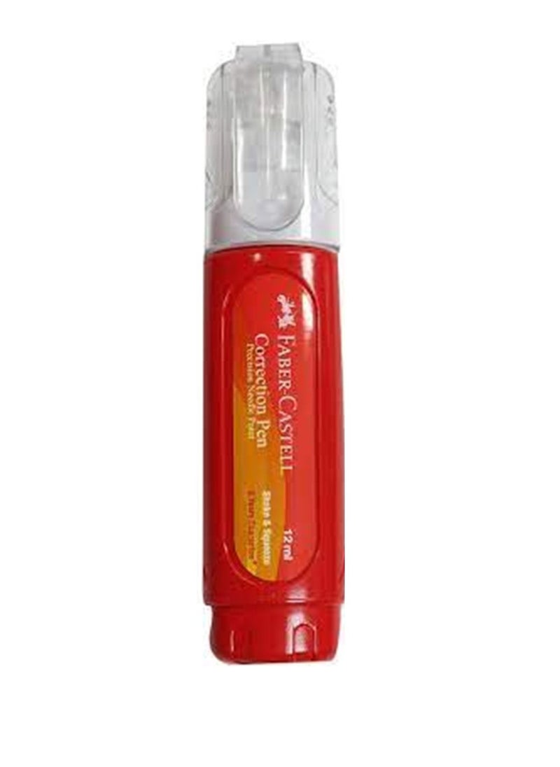 FABER-CASTELL - 3-Piece Correction Pen 12ml Content - Image 1