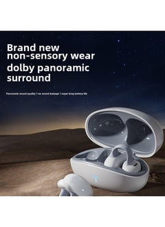Generic Bluetooth Headset Bone Conduction Wireless Ear Clip Ear Hanging Type Not In Ear High Quality Sport Long Endurance 2025 New-Colour:[neutral For Apple And Android Phones, Can Be Used With Bluetooth Connection]-Type:Official Standard Configuration  - Image 1