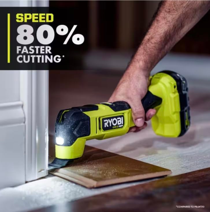 RYOBI ONE+ HP 18V Brushless Cordless Oscillating Multi-Tool (TOOL ONLY) PBLMT51 - Image 4