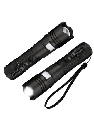 Led Rechargeable Flashlight, Super Bight Handheld Flashlights with 5 Modes, 2 Packs Zoomable Torch Light Prepare Emergency for Outdoor Camping Power Cut Safety [Energy Class A+++] - pzsku/ZC7C9C9BCF748F5BBC721Z/45/_/1698744313/59f20a3e-861e-4543-96ae-acb191ec9304