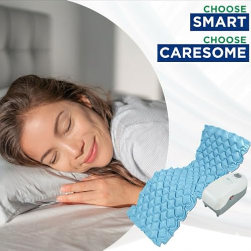 Caresome Air Mattress Therapy for Bed Sores Anti-Decubitus|Bubble Mattress| Anti-Bedsore Air Mattress with Compressor Inflatable Air Bed (Blue) - Image 5