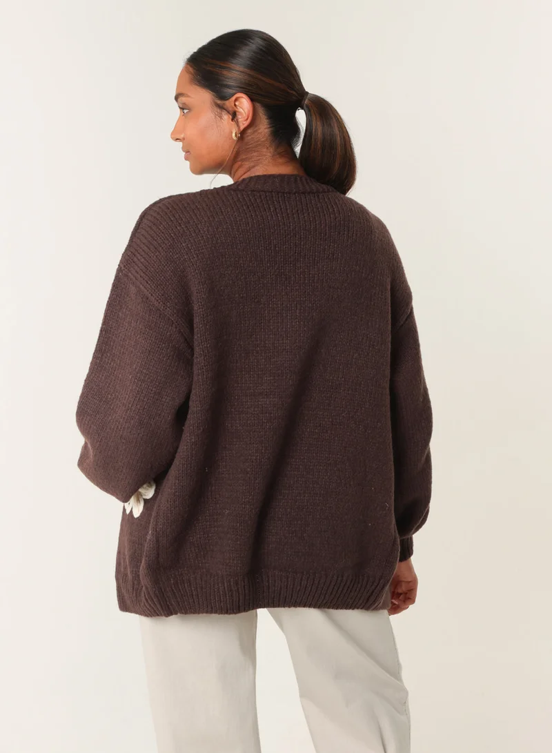 بلو فانيلا كارديجان زهرة الأقحوان الكبير