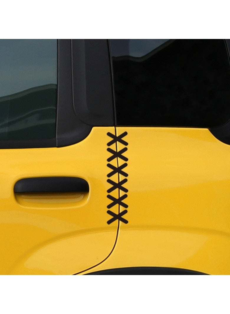 2025 New 3D Stitched Patch Decal | Door Seam/Hood Specialty | Waterproof & UV-Resistant Automotive Stripe (Fits Cars/SUVs/Motorcycles) - Image 2