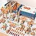 VEAIS Kids Tool Set with Drill120Pcs Toddler Tool Set with ToolBenchMontessori Toy for 2Year OldEducational STEM Construction Toys for Ages 24Pretend Play Toddler Toys 35 Year Old Birthday Gift - Image 2