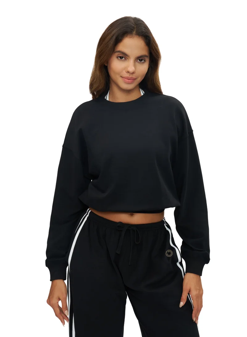 Round Neck Light Sweatshirt