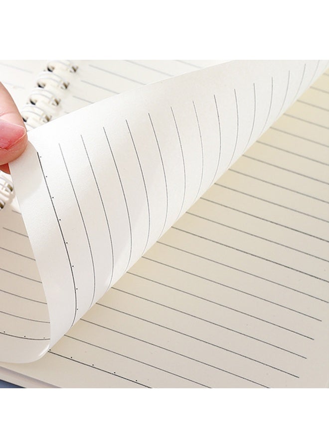 4Pcs A5 Spiral Notebook Journal Set, 60 Sheets/120 Pages Each Wire Notebook, Oil Painting Cover Spiral Notebook for School Office - Image 4