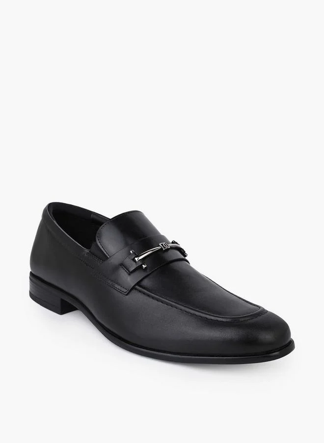 دوتشيني Men Leather Slip-On Loafers