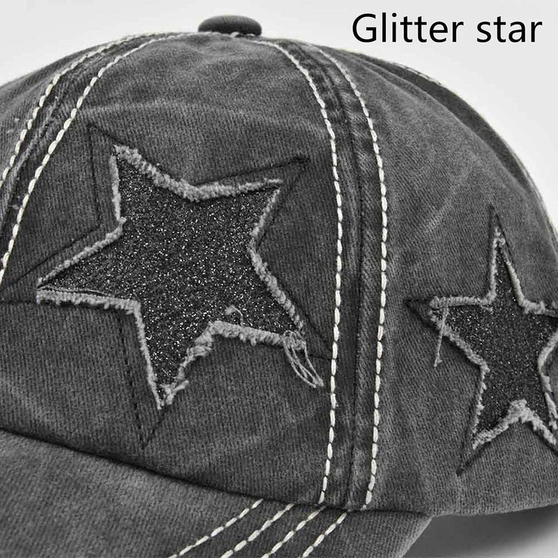 ProMindFun Womens Pony Hat High Ponytail Baseball Cap Girls Messy Bun Caps Camouflage Trucker Bad Hair Day Adjustable Dad Hat - Image 2