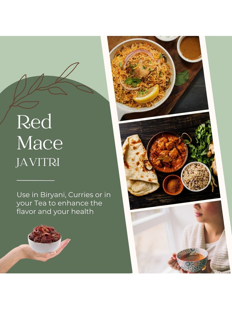 بليس اوف ايرث 200 جرام من لال جافيتري ريد ماس بريميوم عضوي ينمو بهارات كاملة تعزز نكهة طعامك الشهية - Image 5
