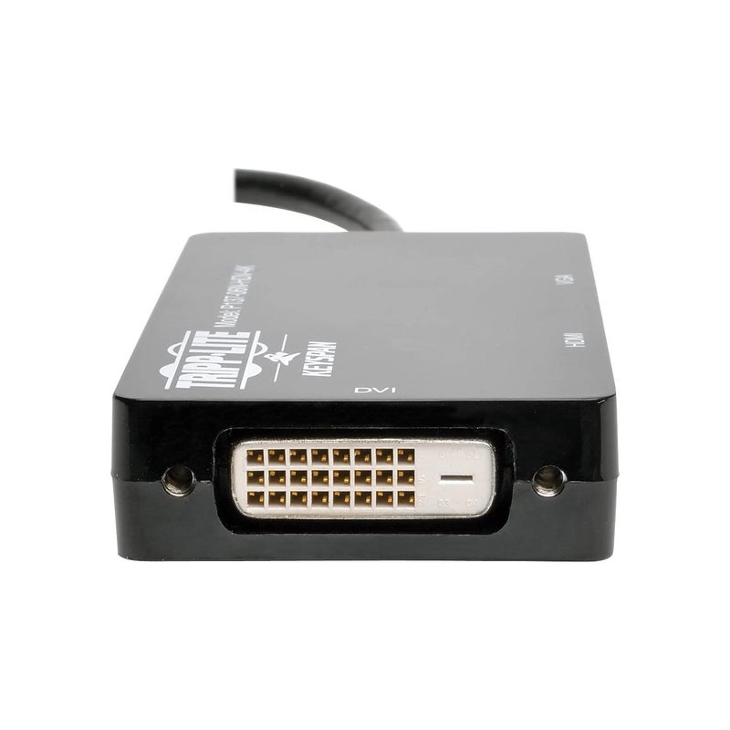 Tripp Lite Keyspan Mini DisplayPort to VGA/DVI/HDMI, All-in-One DP 1.2 Converter Adapter, Thunderbolt 1 & 2 Compatible, 4K HDMI 30Hz, Black, (P137-06N-HDV-4K) - Image 2