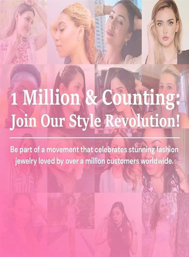 كايت آند كلوي أقراط إيزابيل المتدلية على شكل دمعة من كيت آند كلوي، مطلية بالذهب الأبيض عيار 18 قيراطًا، مرصعة بكريستالات من الماس الصناعي، مجوهرات مضادة للحساسية للنساء، هدية مثالية لها في عيد الميلاد، أو عيد ميلادها، أو ذكرى زواجها. - Image 5