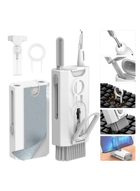 8-in-1 Electronic Cleaner Kit, Keyboard Cleaner kit, Portable Multifunctional Cleaning Tool for PC Monitor/Earbud/Cell Phone/Laptop/Computer/Bluetooth Earphones