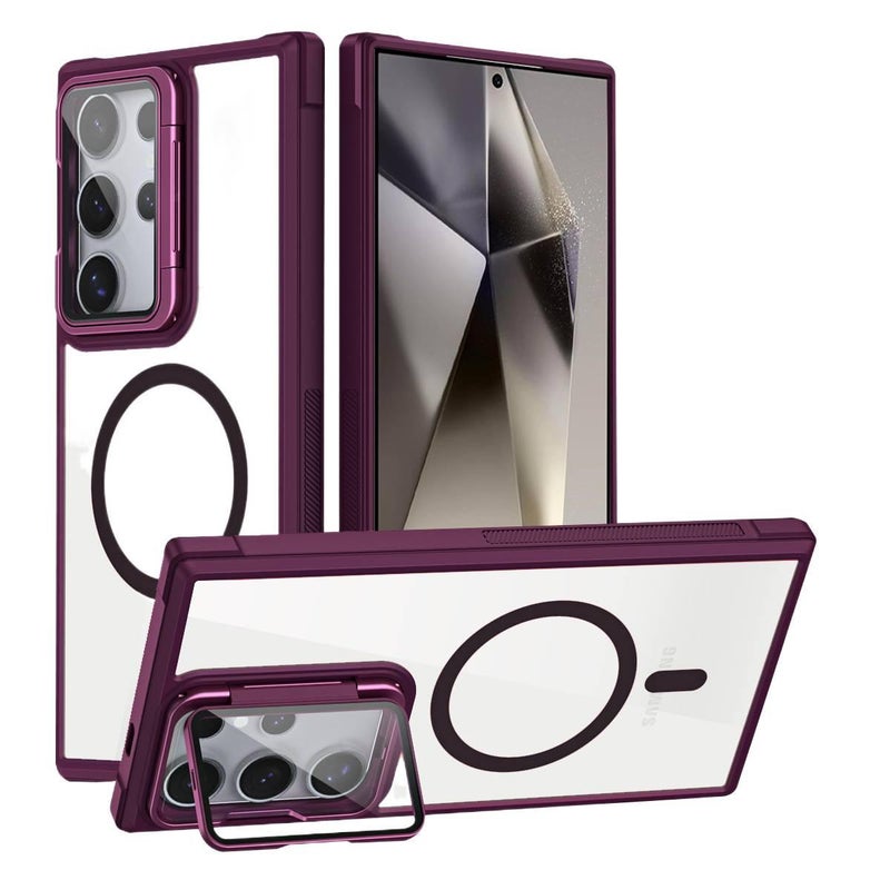 MagSafe Case | Cover for Huawei Pura 70 Pro | Purple | Kickstand | Strong Magnetic - Image 4