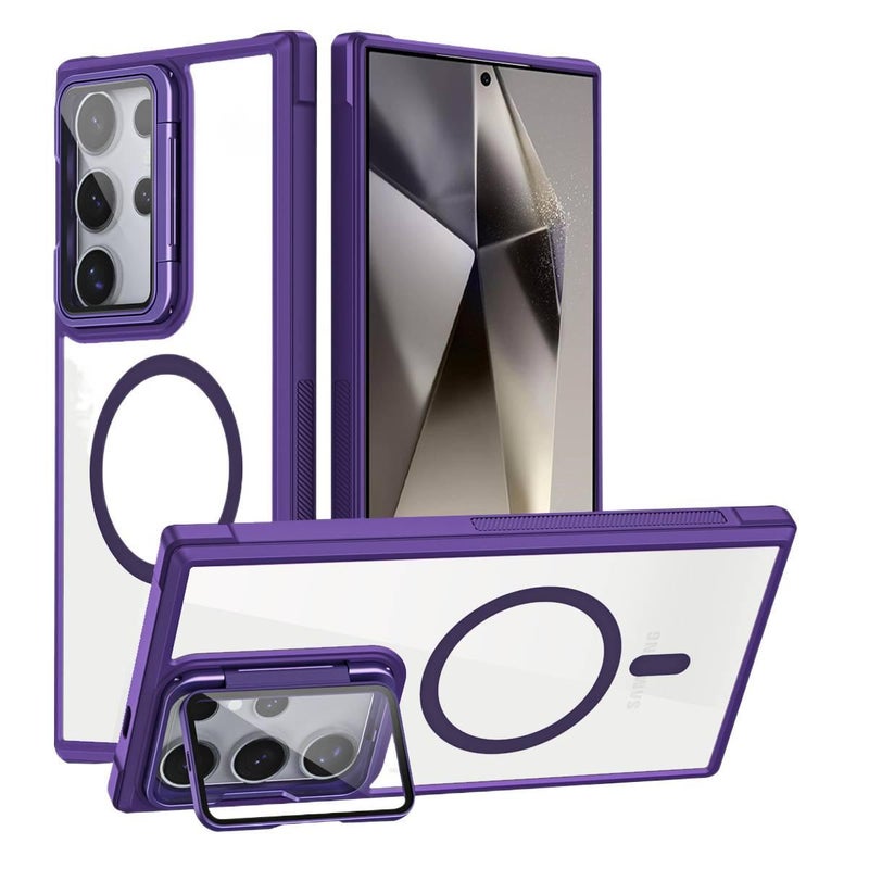 MagSafe Case | Cover for Huawei Pura 70 Pro | Purple | Kickstand | Strong Magnetic - Image 5