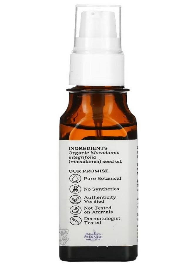 Aura Cacia Skin Care Oil  Organic Macadamia 1 fl oz 30 ml  - Image 2