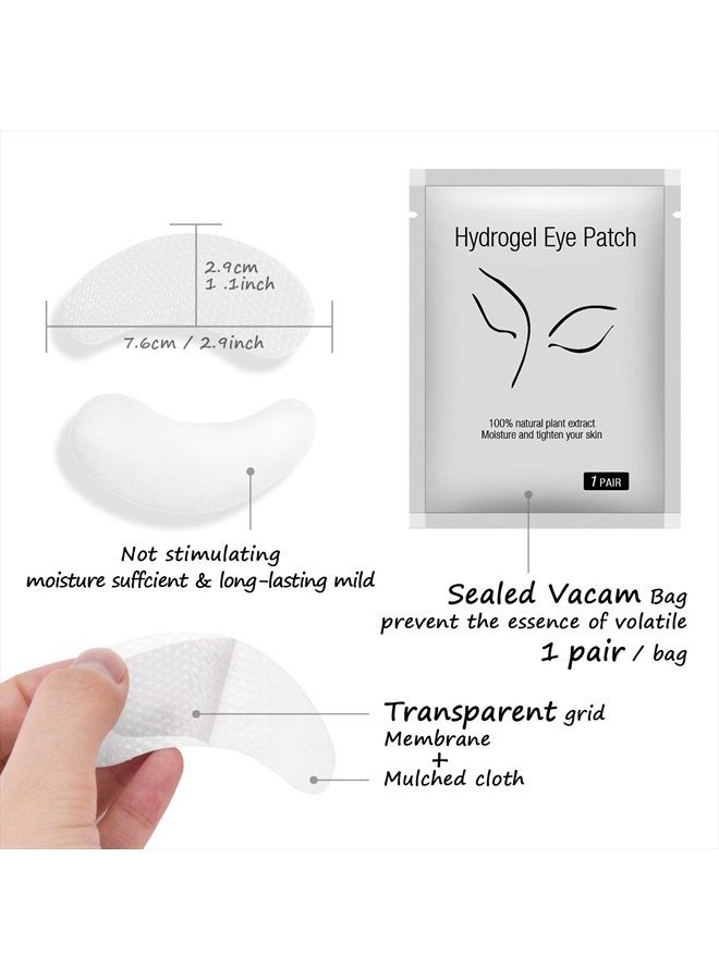 COOSKIN 100 Pairs Under Eye Pads, Lint Free Lash Extension Under Eye Patches for Eyelash Extension,Eye Mask Beauty Tool (FOX) - Image 4