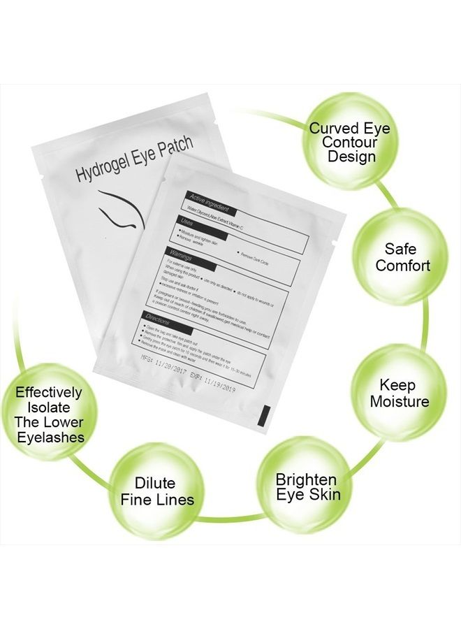 COOSKIN 100 Pairs Under Eye Pads, Lint Free Lash Extension Under Eye Patches for Eyelash Extension,Eye Mask Beauty Tool (FOX) - Image 2