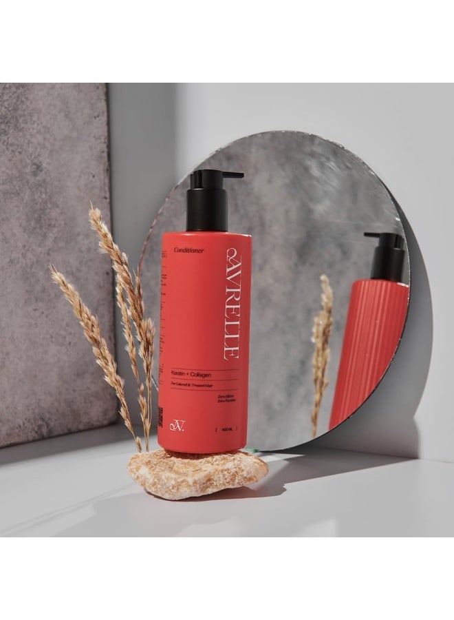 AVRELLE Conditioner with keratin & collagen 400ml - Image 3