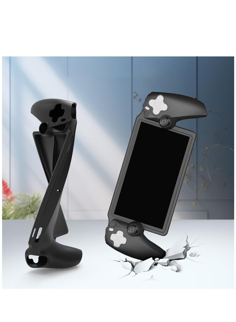 Silicone Protective Cover Case For PlayStation Portal Handheld Drop-proof Silicone Case For PS5 Portal Console (Black) - Image 5