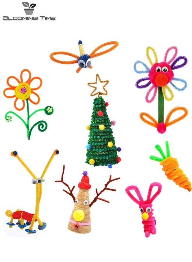 BLOOMING TIME 1 Set Of 100 DIY Handmade Educational Toys, Twisting Twisting Sticks, Can Be Twisted Into Any Shape At Will  - Image 4