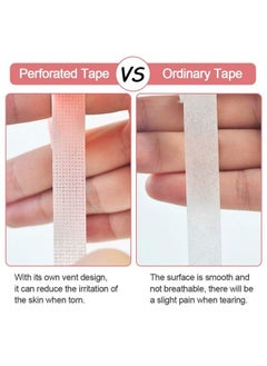 EBANKU 5 Rolls Eyelash Extension Ebanku Eyelash Tape For Lash Extension Breathable Micropore Fabric Eyelash Extension Tape (0.5 Inch X 10 Yards)  - Image 4