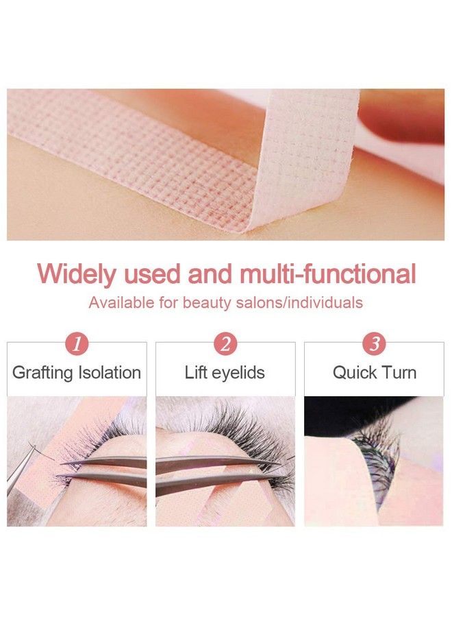 EBANKU 5 Rolls Eyelash Extension Ebanku Eyelash Tape For Lash Extension Breathable Micropore Fabric Eyelash Extension Tape (0.5 Inch X 10 Yards) - Image 5