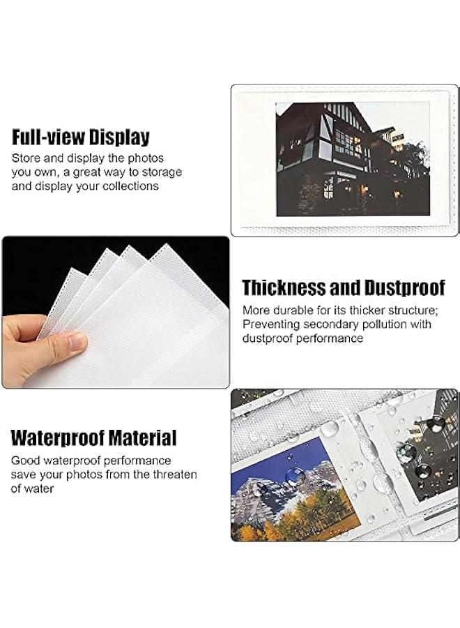 خاجول 256-ألبوم الصور الجيب لفوجيفيلم إنستاكس ميني ، دائم ل بولارويد 2x3 "صور الزنك ، متوافق مع إنستاكس ميني 11 ، 12 ، 9 ، 90 ، 70 ، 40 ، 8 كاميرات (أزرق) - Image 4