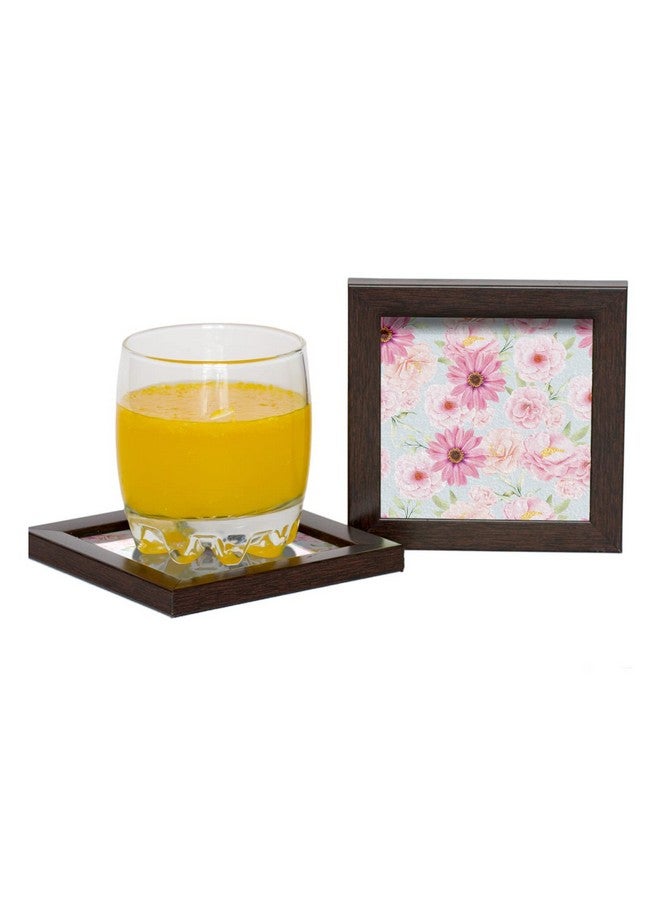 Paper Plane Design Tea Coffee Coaster Set Wooden Decorative Coasters Set. Home and Office Wooden Coasters Pattern 98 - Image 3