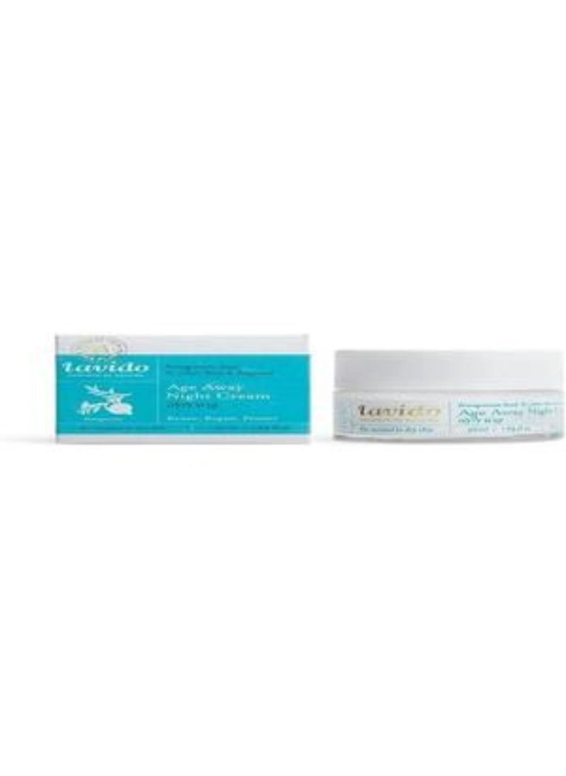Lavido Lavido  Natural Age Away Night Cream  Renew Repair  Protect Dry Skin 169 fl oz  50 ml 