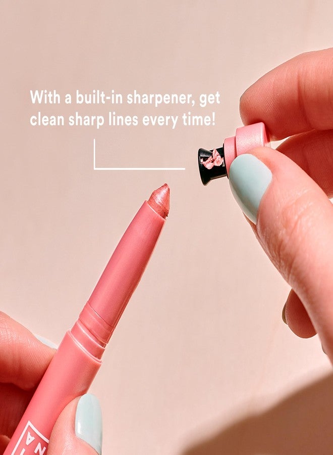 3إنا مكياج ثري إينا - قلم ظلال العيون 503، يدوم 24 ساعة - ظلال عيون وردية نيود بقوام كريمي - قلم ظلال عيون مقاوم للماء يدوم 24 ساعة - ظلال عيون بلمسة نهائية مطفية لامعة ومعدنية - نباتي - لم يُختبر على الحيوانات - Image 4