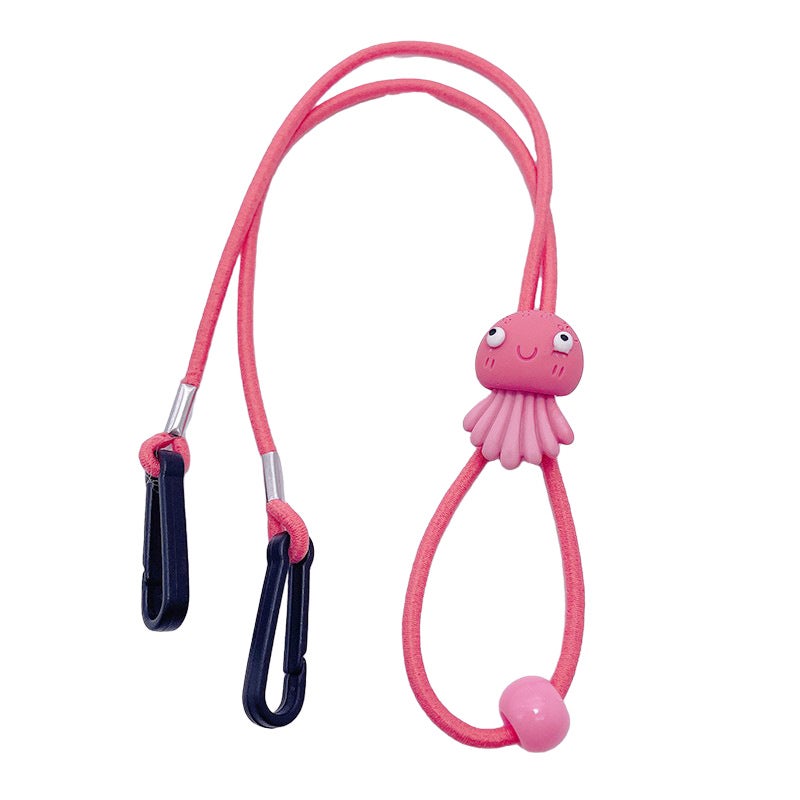 Cartoon Kids Mask Lanyard Adjustable Ear Saver 42# Jellyfish - Image 1