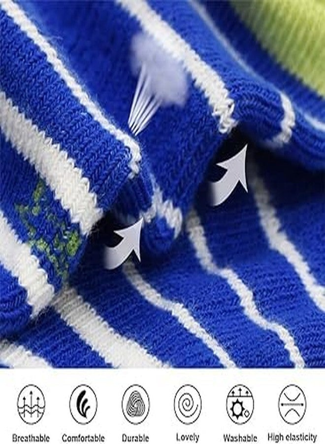 Shopping shots Kids Cotton skin friendly stopper Anti-skid, no fall socks for kids, toddlers Pack of 3 pairs (12-24 months) - Image 2