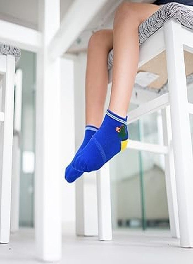 Shopping shots Kids Cotton skin friendly stopper Anti-skid, no fall socks for kids, toddlers Pack of 3 pairs (12-24 months) - Image 5