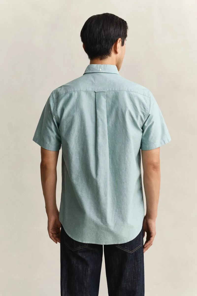 GANT  Regular Classic Oxford Short Sleeve Shirt for Men | Best Price UAE