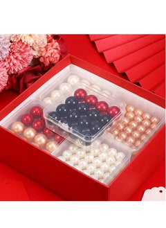 Excefore Containers Box, Small Clear Plastic Beads Storage Containers Box with Hinged Lid, Storage Case of Small Items, Crafts, Jewelry, Hardware  - Image 3