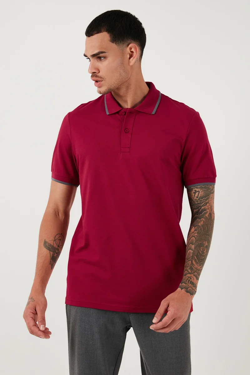 Buratti Cotton Regular Fit Polo Neck T Shirt Men's Polo Neck T Shirt 5902063