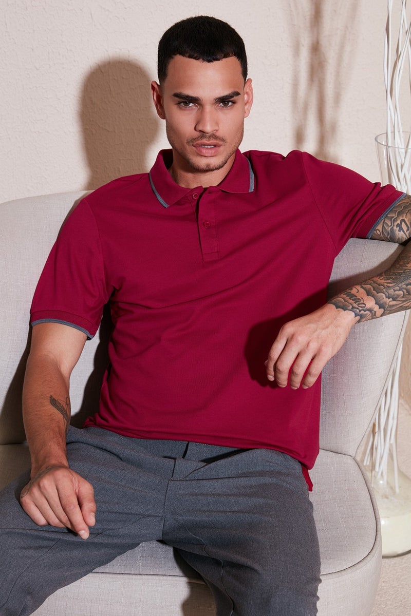 Buratti Cotton Regular Fit Polo Neck T Shirt Men's Polo Neck T Shirt 5902063  - Image 2
