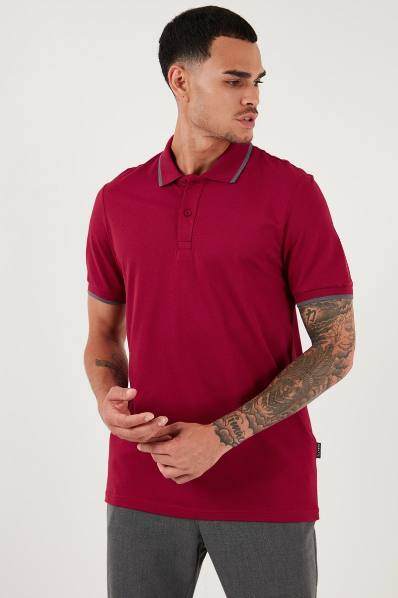 Buratti Cotton Regular Fit Polo Neck T Shirt Men's Polo Neck T Shirt 5902063  - Image 4
